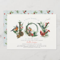 Little Bundle of Joy Birds Boy Baby Shower