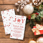 Little Bundle Of Joy Christmas Baby Shower Book Enclosure Card<br><div class="desc">These books for baby request cards are perfect for anyone having a baby shower this Christmas. Simply include these cards when you send out your matching baby shower invitations, your guests can then bring a book instead of a card along to the baby shower so you can build a library...</div>
