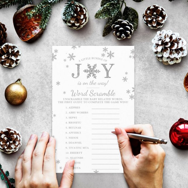 Little Bundle Of Joy Christmas Baby Shower Game (Creator Uploaded)