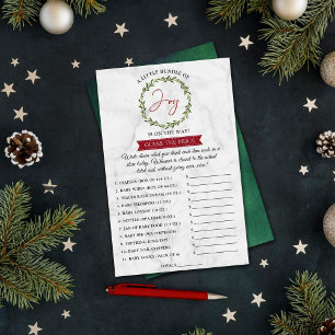 Little Bundle Of Joy Christmas Baby Shower Game