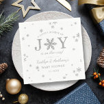 Little Bundle Of Joy Christmas Baby Shower Napkin<br><div class="desc">Celebrate in style with these trendy baby shower napkins. This design is easy to personalise with your special event wording and your guests will be thrilled when they see these fabulous napkins.</div>