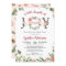 Little Bundle of JOY Christmas Floral Baby Shower