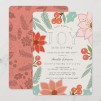 Little Bundle of Joy Festive Floral Baby Shower