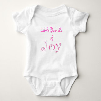 Little Bundle of Joy - Pink Baby Bodysuit