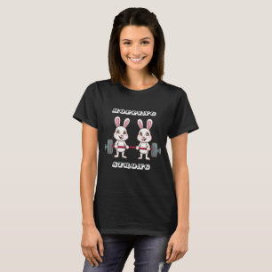 Little bunnies playing Gym T-shirt 
