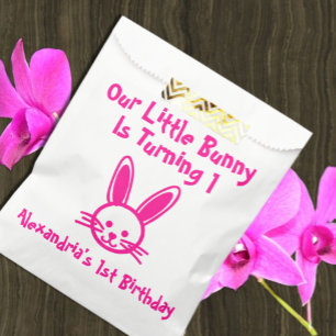 Little Bunny 1st Birthday Favour Bags