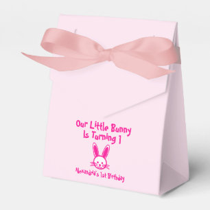 Little Bunny 1st Birthday Favour Box