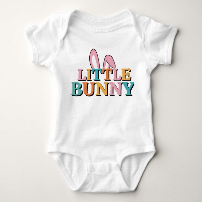 Little Bunny Baby Bodysuit (Front)