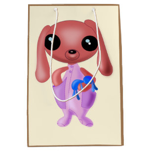 Little Bunny Baby Gift Bag - Your Colours - Text