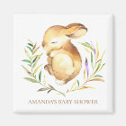 Little Bunny Baby Shower Favour  Magnet