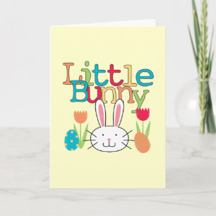Little Bunny -Boy Easter T-shirts and Gifts Holiday Card
