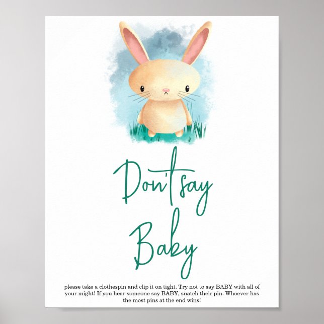 Little Bunny - Don't say baby Poster (Front)