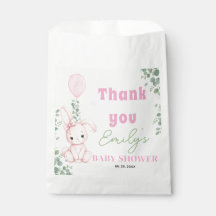 Little Bunny Eucalyptu Watercolor Baby Girl shower