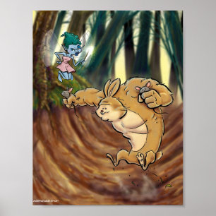 Little Bunny Fufu Poster