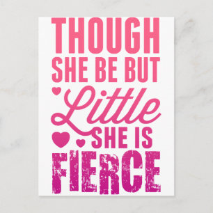 Little But Fierce Postcard