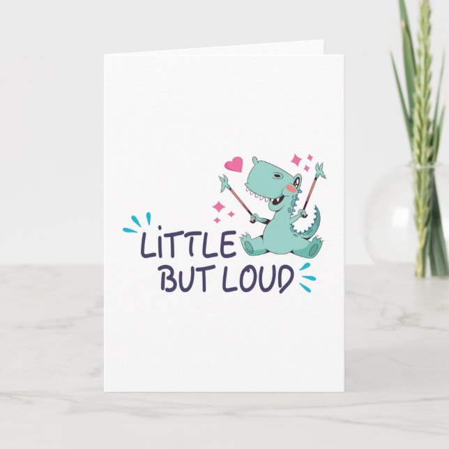 Little but loud card (Front)