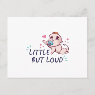 Little but loud postcard