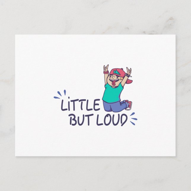 Little but loud postcard (Front)
