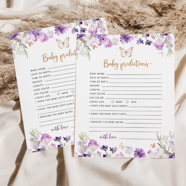 Little butterfly purple gold baby predictions (Creator Uploaded)