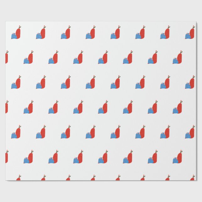 Little cactus wrapping paper (Flat)