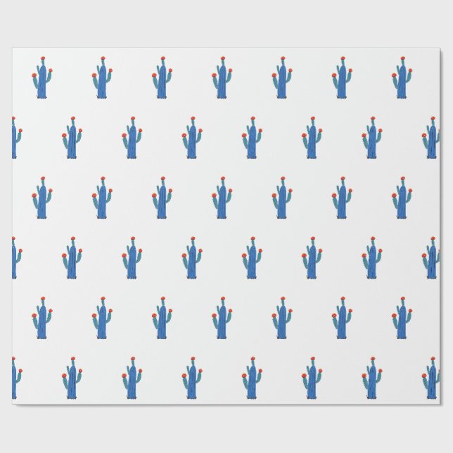 Little cactus wrapping paper (Flat)