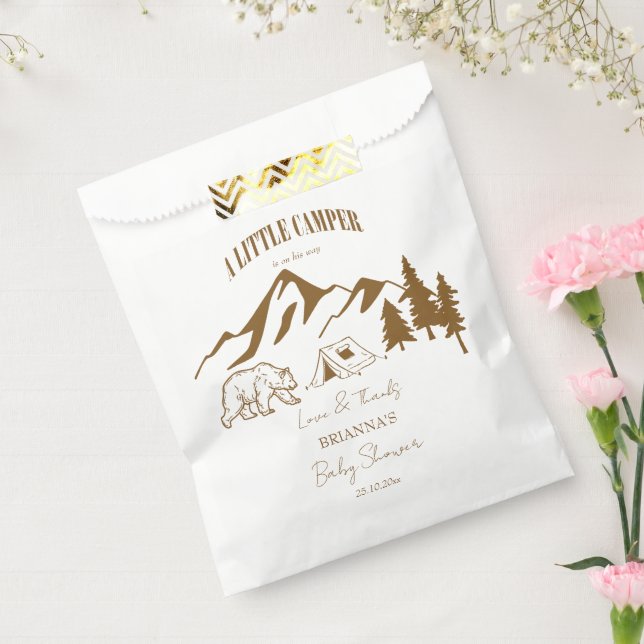 Little camper adventure boho baby shower favour bags (Sealed)