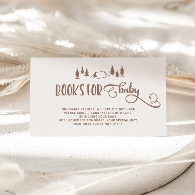 Little camper Bear Books for baby ticket Enclosure Card (Creator Uploaded)