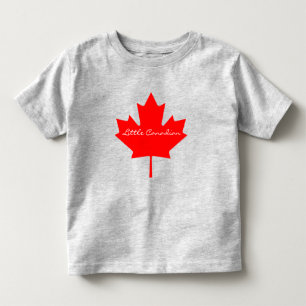 Little Canadian red maple leaf Canada toddler  T-Shirt