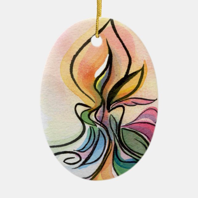 Little Candle Ornament (Front)