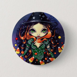 "Little Candy Witch" Button