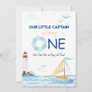 Little Captain Invitation