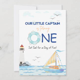 Little Captain Invitation