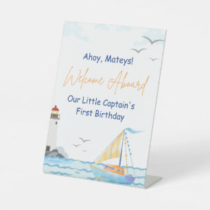 Little Captain Welcome Sign