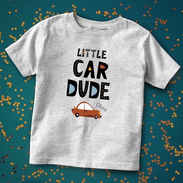 Little Car Dude First Name Toddler T-Shirt (Creator Uploaded)