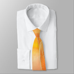Little carved in yellow and many orange tie