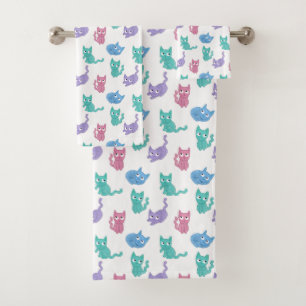 Little cat towel set