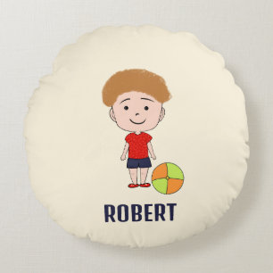 Little champion round cushion