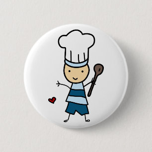 Little Chef Boy 6 Cm Round Badge