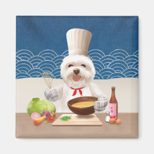 Little Chef Dog Magnet