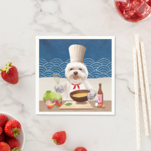 Little Chef Dog Napkin