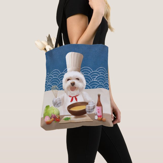 Little Chef Dog Tote Bag (Close Up)