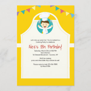 Little Chef Invitation