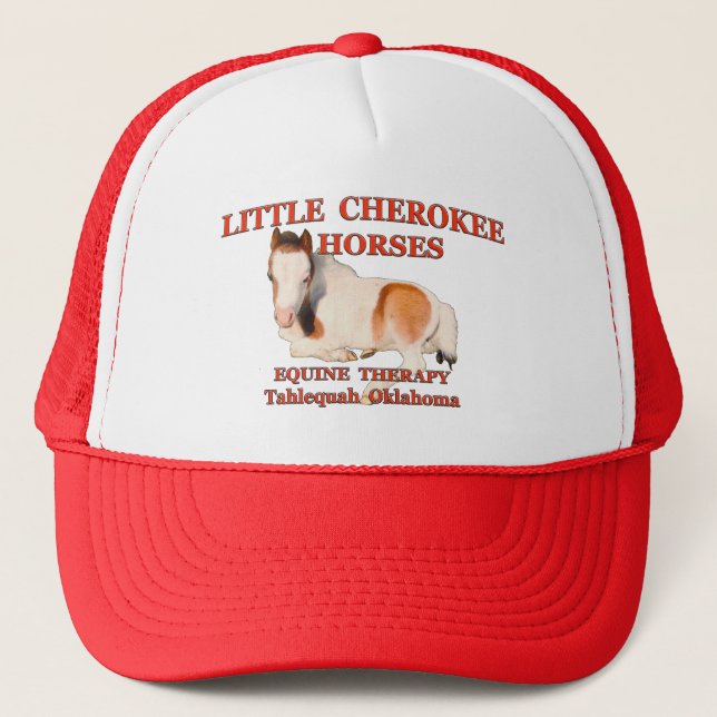 Little Cherokee Horses Trucker Hat (Front)