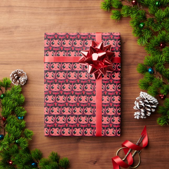 Little Chibi Devil Wrapping Paper (Holiday Gift)