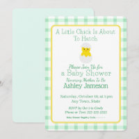 Little Chick About To Hatch Baby Shower