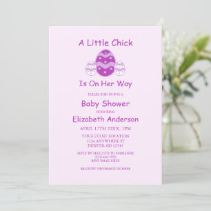 Little Chick Easter Baby Shower Invitation