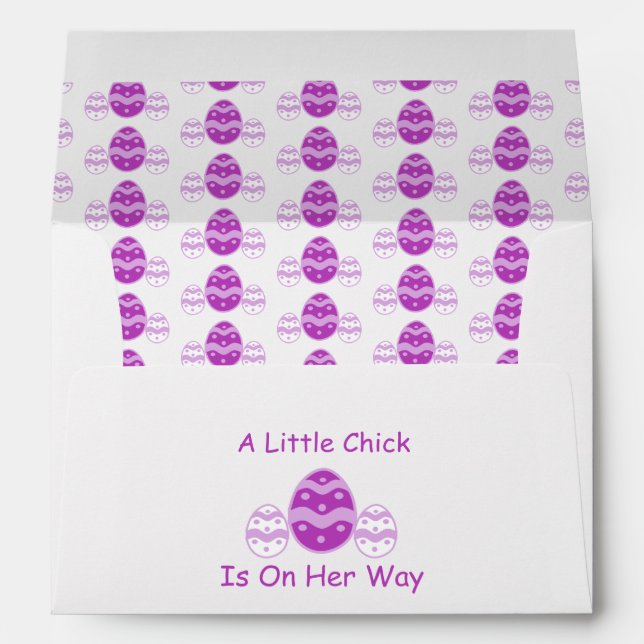 Little Chick Easter Envelope (Back (Bottom))