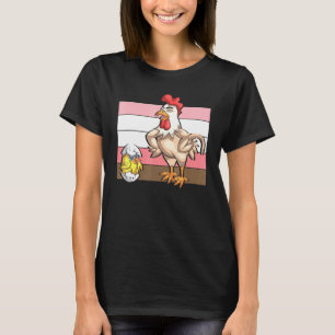 Little Chick Farmer Farm Birds Chicken T-Shirt