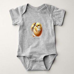Little Chick Hatching Baby Bodysuit