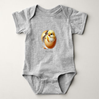 Little Chick Hatching Baby Bodysuit